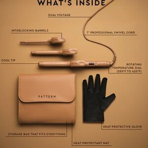 THE CURLING IRON BUNDLE/SET 3 barrels